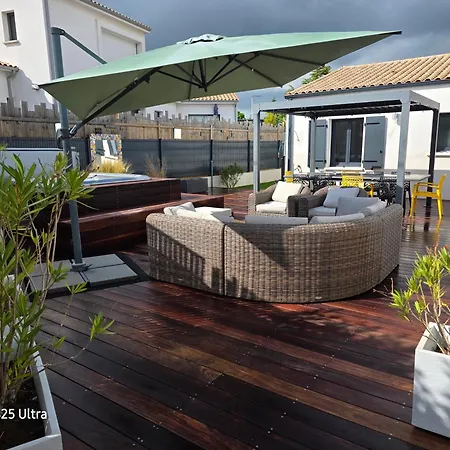 Maison Familiale En Bord De Avec Jacuzzi Feriehus Vaux-sur-Mer